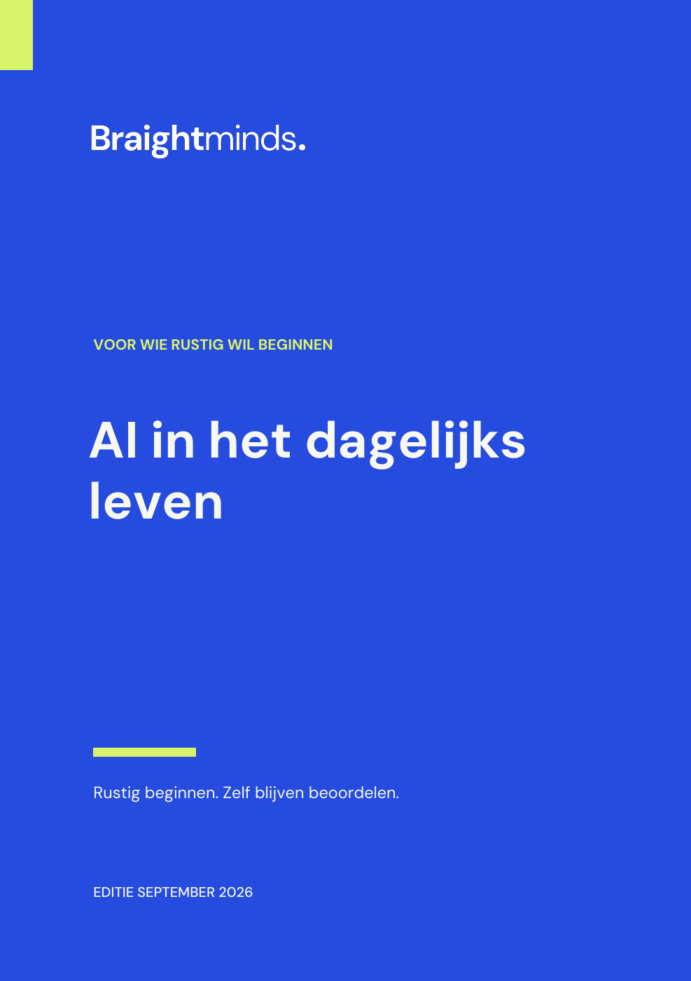 Omslag AI in het dagelijks leven