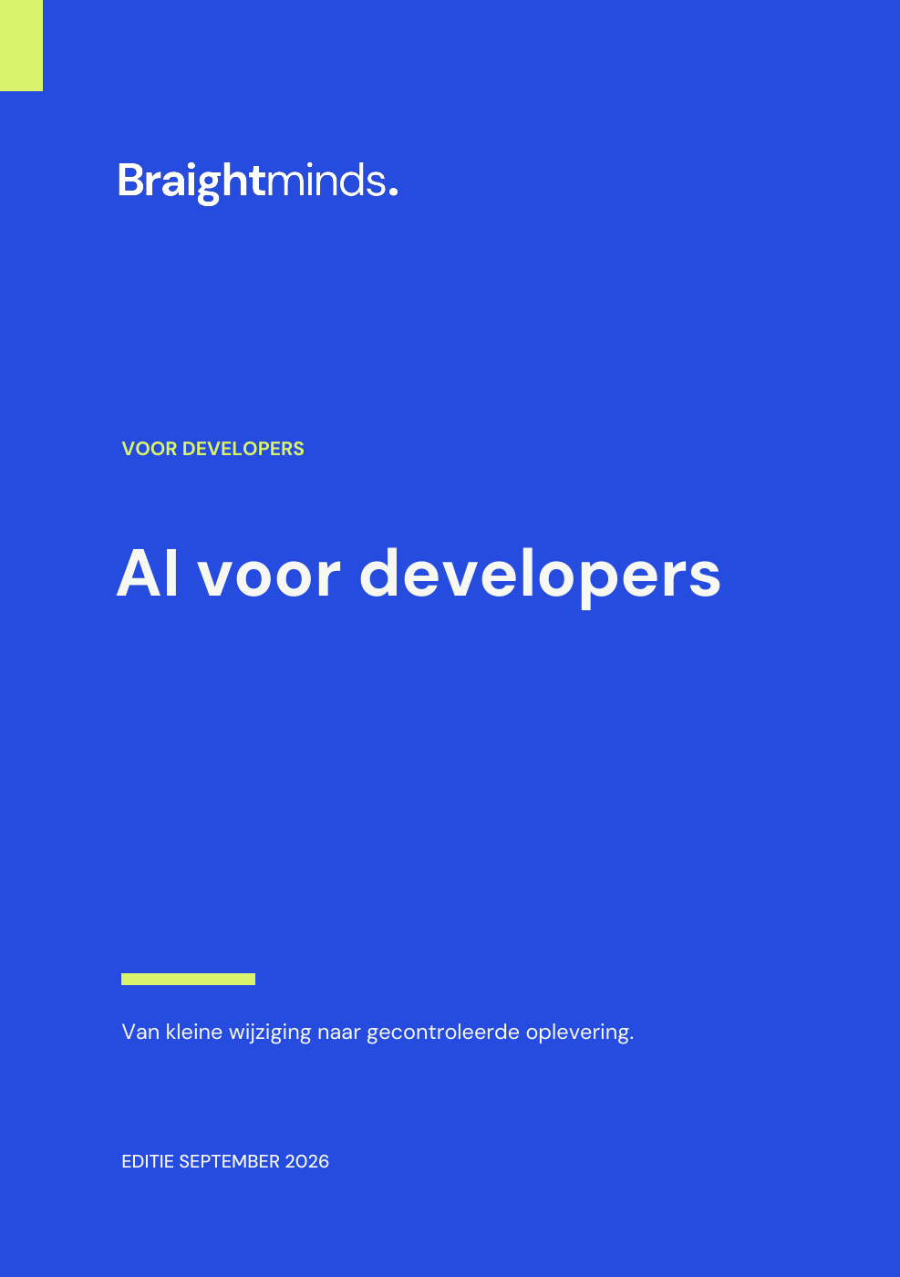 Omslag AI voor developers
