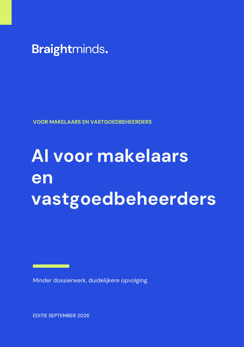 Omslag AI voor makelaars en vastgoedbeheerders